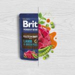 Корм вологий Brit Premium Fillets in Gravy Lamb & Green Peas для собак малих порід філе в соусі ягня і зелений горошок 85 г - Зображення 2