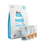 НАБІР Корм сухий Brit Care Mini GF Sensitive д/собак малих порід з чутливим травленням оленина 2 кг + 3 паучи 85 г - Зображення 2