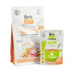 НАБІР Корм сухий Brit Care GF Sensitive Healthy Digestion and Delicate Taste д/котів з чутливим травленням індичка і лосось 400 г + суп 75 г - Зображення 2