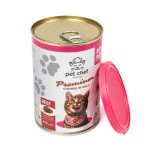 Вологий корм для котів Pet Chef шматочки в желе з яловичиною 415 г - Зображення 3