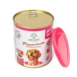 Вологий корм для собак Pet Chef шматочки в желе з яловичиною 800 г - Зображення 3