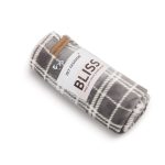 Плед Pet Fashion Bliss 1 для собак і котів плюш сірий картатий 70,5х55,5 см - Зображення 2