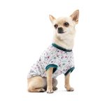 Футболка Pet Fashion Flora для собак бавовна трикотаж біла з квітковим принтом S - Зображення 2