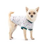 Футболка Pet Fashion Flora для собак бавовна трикотаж біла з квітковим принтом XS - Зображення 3