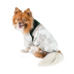 Куртка для собак Bony Pet Fashion,  S білий, зелений - Зображення 2