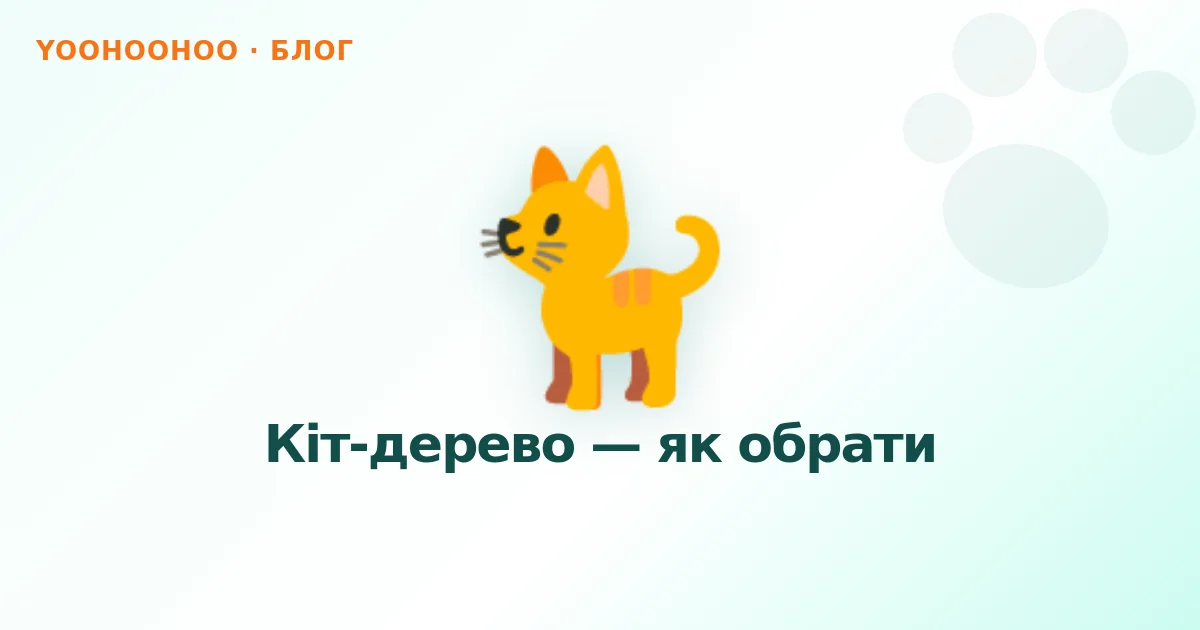 Кіт-дерево — як обрати