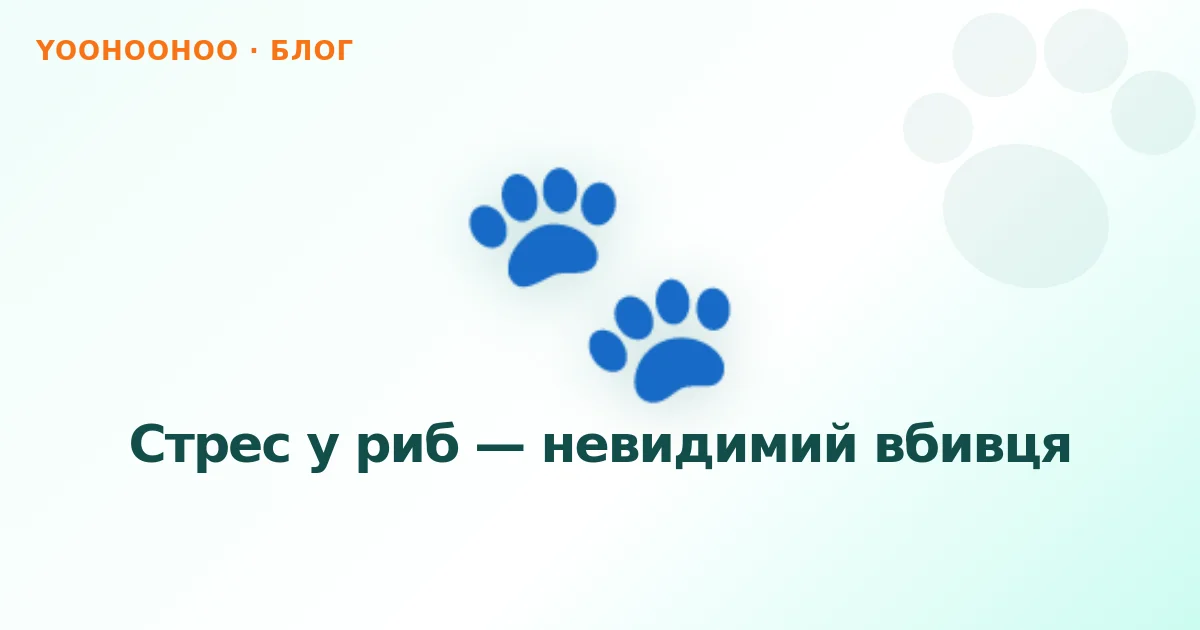 Стрес у риб — невидимий вбивця