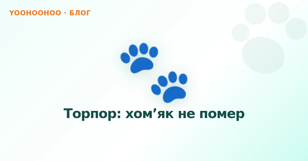 Торпор: хом’як не помер